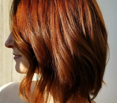 Naturally beautiful red hair
