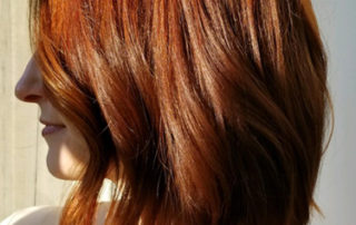 Naturally beautiful red hair